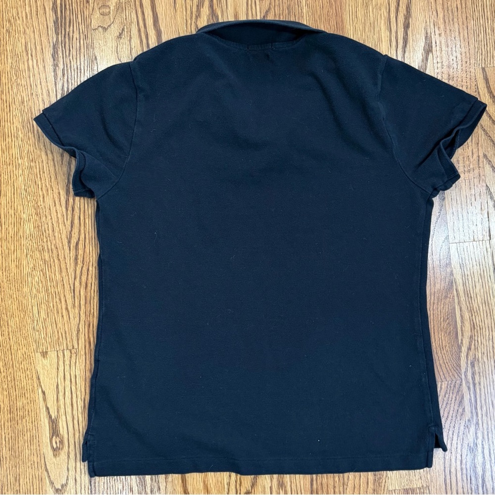 Polo Ralph Lauren Skinny Fit Black Polo - Picture 2 of 6